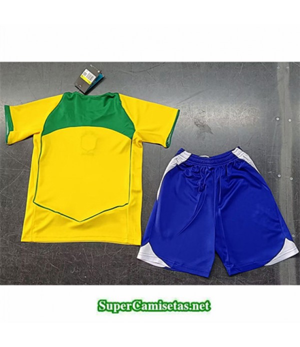 Tailandia Primera Equipacion Camiseta Brasil Niño 2004