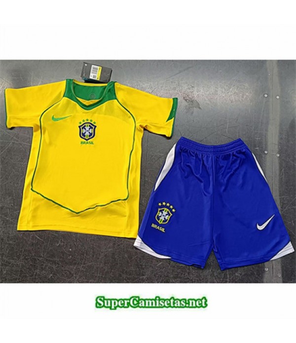 Tailandia Primera Equipacion Camiseta Brasil Niño 2004