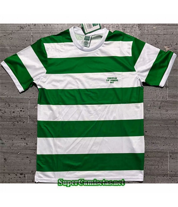 Tailandia Primera Equipacion Camiseta Celtic Hombre 1966 67