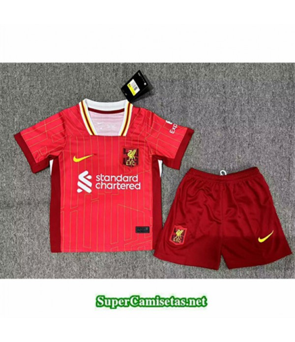 Tailandia Primera Equipacion Camiseta Liverpool Niño Rojo 2023