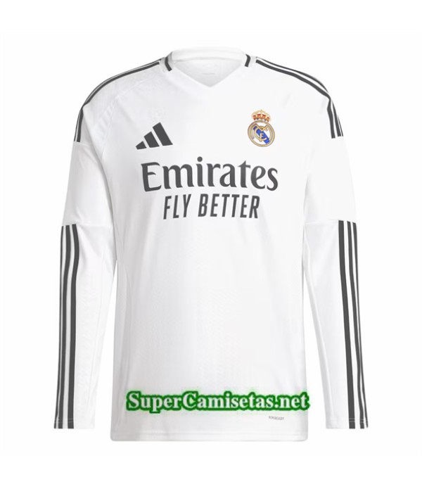 Tailandia Primera Equipacion Camiseta Real Madrid Manica Lunga 2024