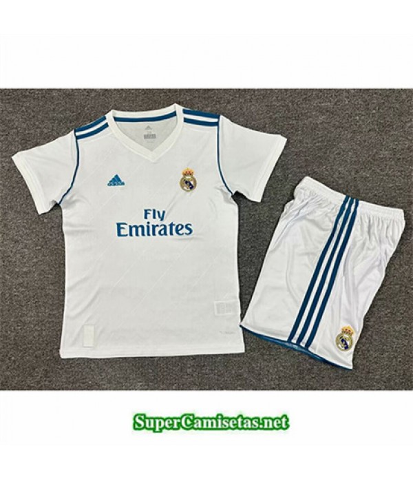 Tailandia Primera Equipacion Camiseta Real Madrid Niño 2017 18