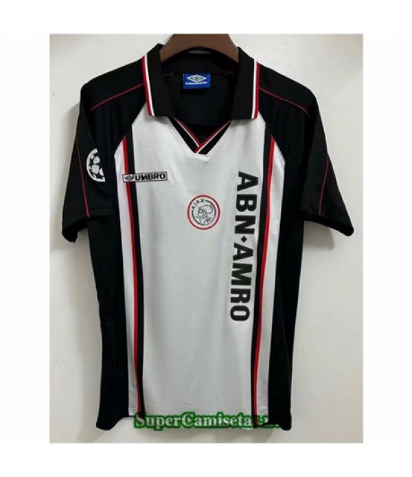 Tailandia Segunda Equipacion Camiseta Ajax Hombre 1998
