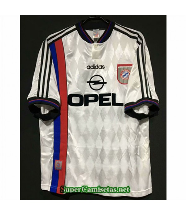 Tailandia Segunda Equipacion Camiseta Bayern Munich Hombre 1996 98