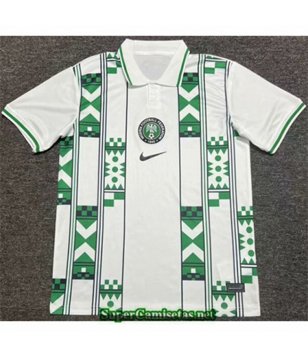 Tailandia Segunda Equipacion Camiseta Nigeria Blan...