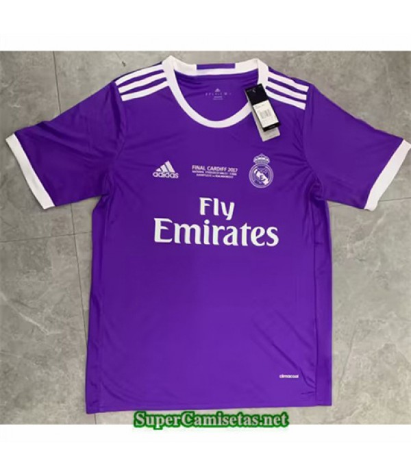 Tailandia Segunda Equipacion Camiseta Real Madrid Hombre 2016 17