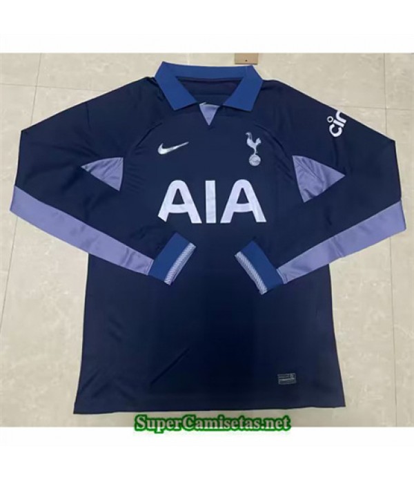 Tailandia Segunda Equipacion Camiseta Tottenham Manga Larga 2023