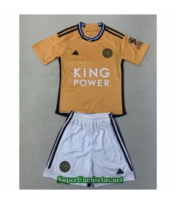 Tailandia Tercera Equipacion Camiseta Leicester City Niño 2023