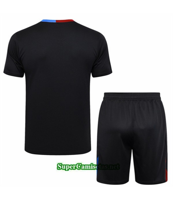 Tailandia Camiseta Kit De Entrenamiento Barcelona Negro 2024 2025