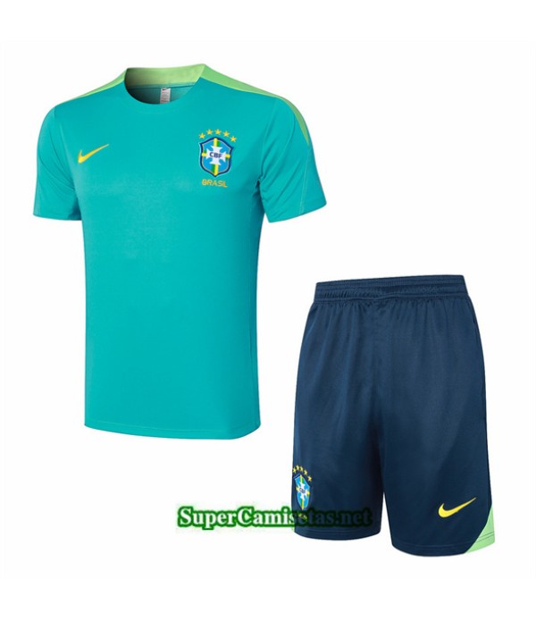 Tailandia Camiseta Kit De Entrenamiento Brasil Lago Azul 2024 2025