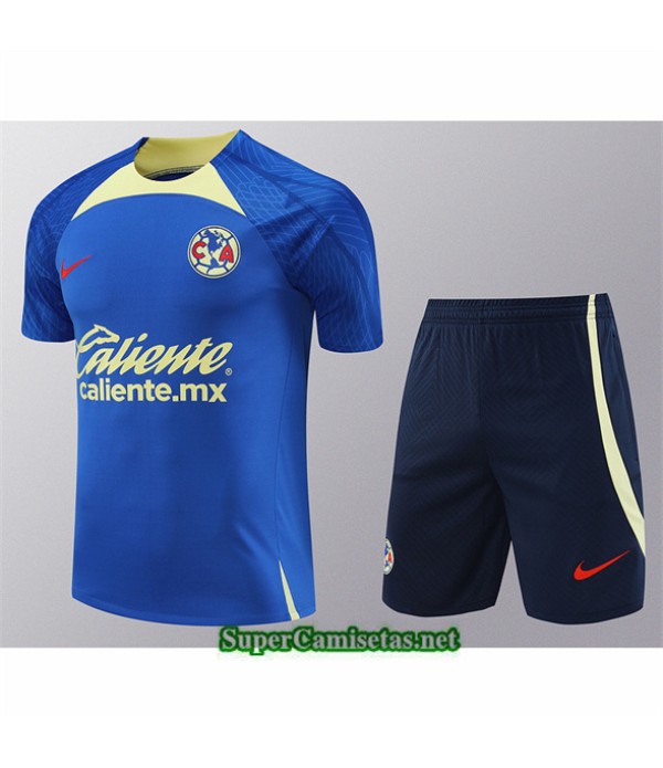 Tailandia Camiseta Kit De Entrenamiento Cf América Azul 2024 2025