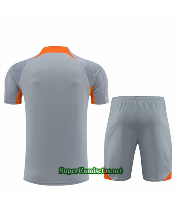 Tailandia Camiseta Kit De Entrenamiento Inter Milan Niño Gris 2024 2025