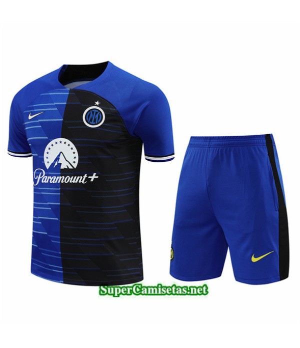 Tailandia Camiseta Kit De Entrenamiento Inter Milan Azul 2024 2025