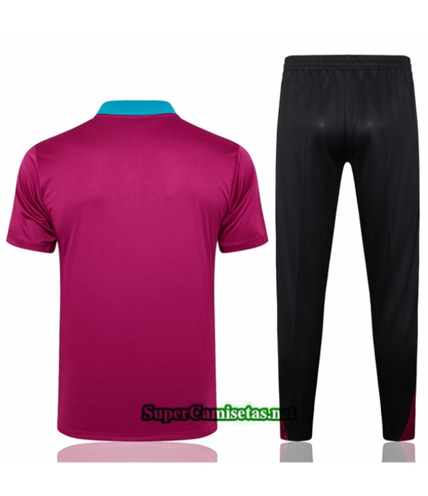 Tailandia Camiseta Kit De Entrenamiento Paris Polo Violeta 2024 2025