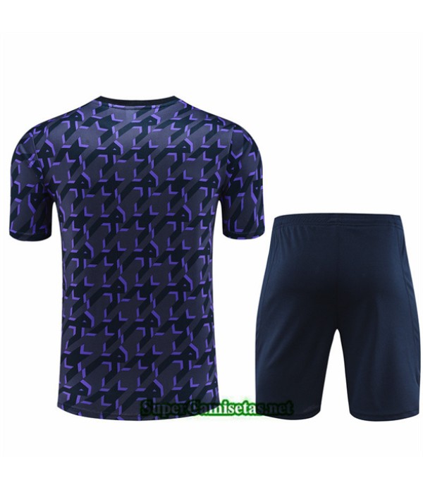 Tailandia Camiseta Kit De Entrenamiento Real Madrid Niño Azul Royal 2024 2025