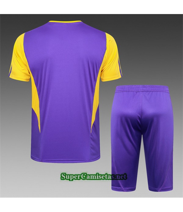 Tailandia Camiseta Kit De Entrenamiento Real Madrid Violeta 2024 2025