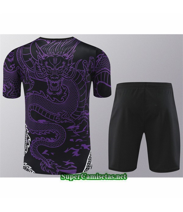 Tailandia Camiseta Kit De Entrenamiento Real Madrid Violeta 2024 2025