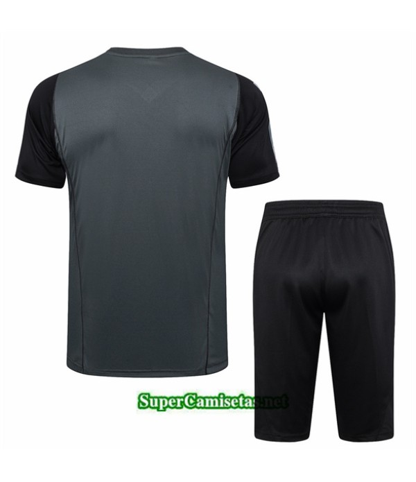 Tailandia Camiseta Kit De Entrenamiento Real Madrid Gris 2024 2025