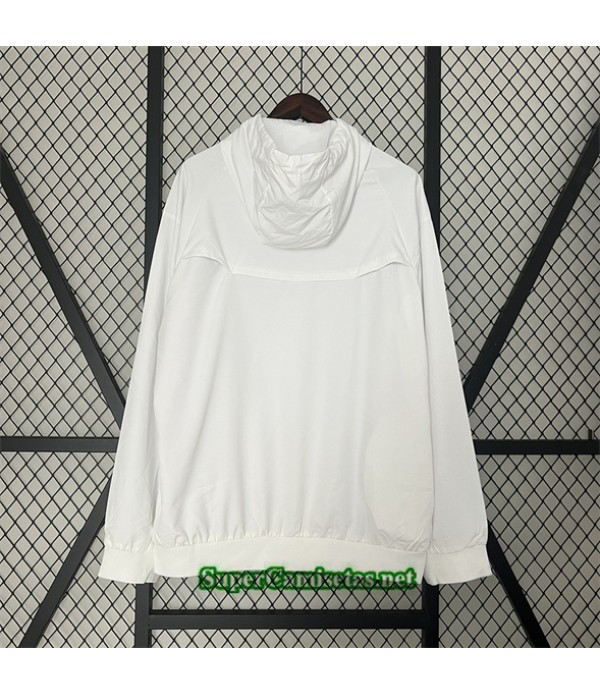 Tailandia Chaqueta Cortavientos Brasil Blanco 2024 2025