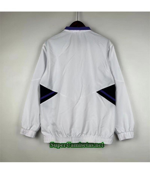 Tailandia Chaqueta Cortavientos Real Madrid Blanco 2024 2025