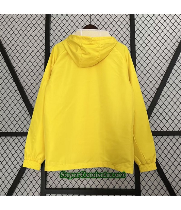 Tailandia Chaqueta Cortavientos Tigres Amarillo 2024 2025