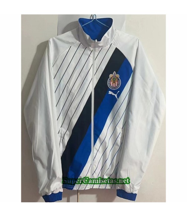 Tailandia Chaqueta Cortavientos Reversible Chivas Usa Blanco 2024 2025