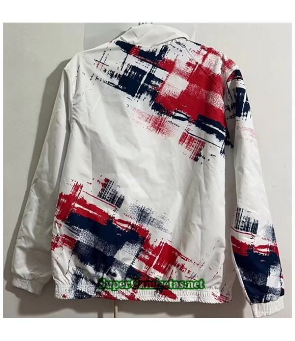 Tailandia Chaqueta Cortavientos Reversible Paris Psg Blanco 2024 2025