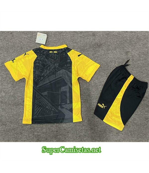 Tailandia Equipacion Camiseta Dortmund Niño Amarillo 2024 2025