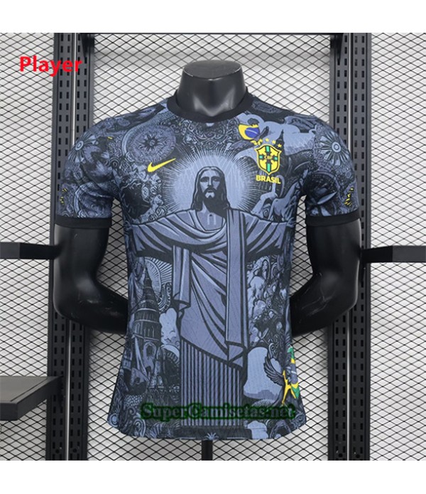 Tailandia Equipacion Camiseta Player Brasil Spéciale 2024 2025