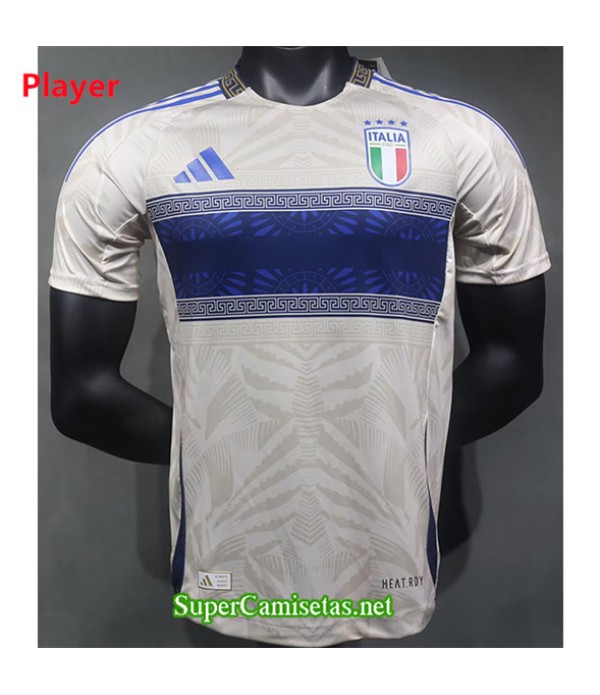 Tailandia Equipacion Camiseta Player Italia Blancoo Versace 2024 2025