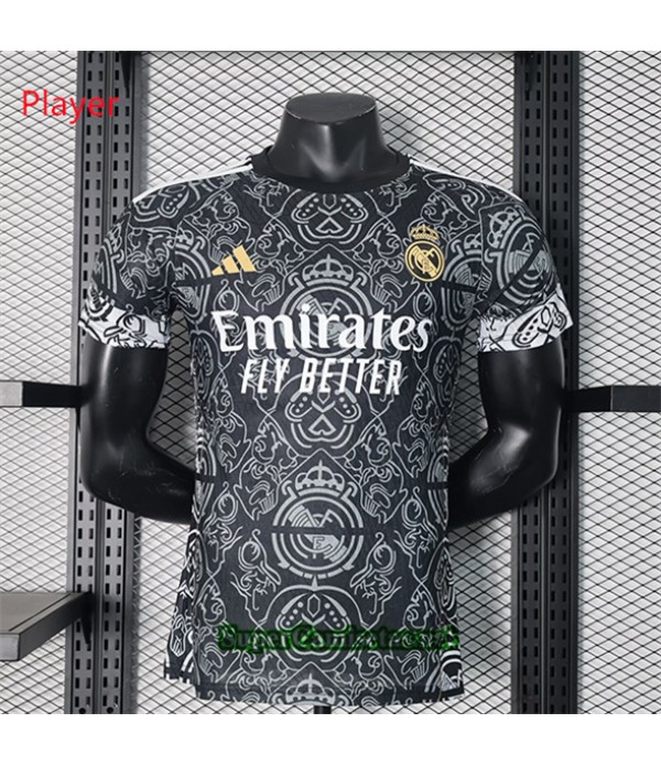 Tailandia Equipacion Camiseta Player Real Madrid Special Negro 2024 2025