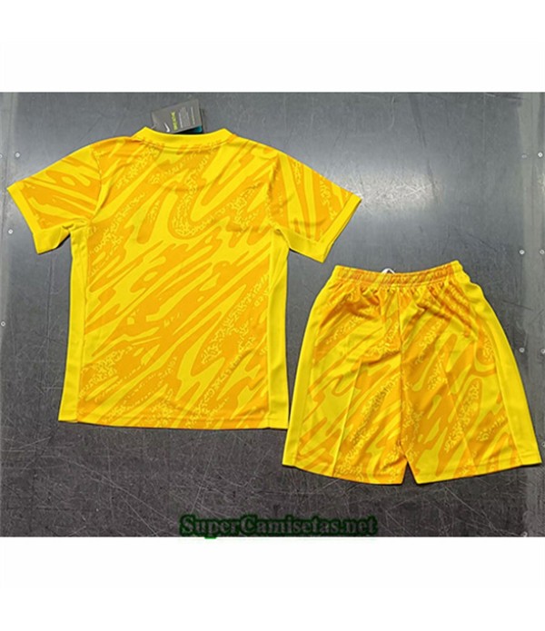 Tailandia Equipacion Camiseta Tottenham Hotspur Niño Goalkeeper Amarillo 2024 2025