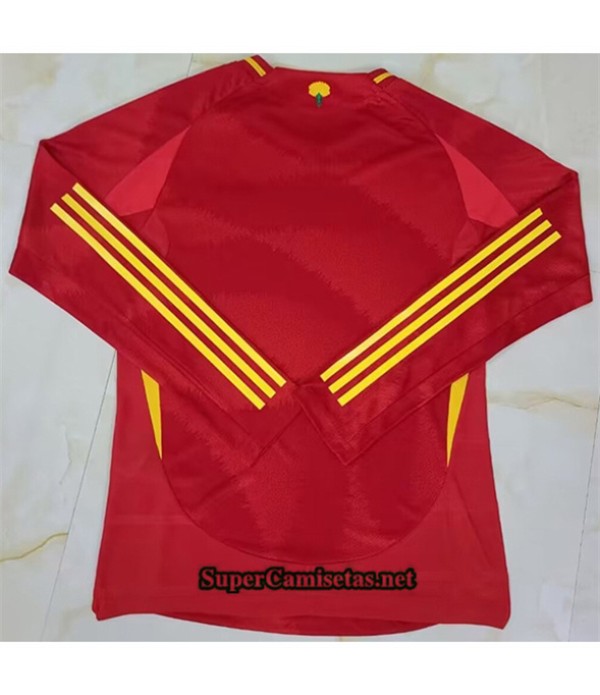 Tailandia Primera Equipacion Camiseta Espana Manga Larga 2024 2025