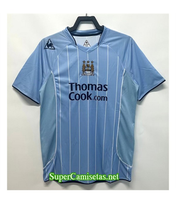 Tailandia Primera Equipacion Camiseta Manchester City Hombre 2007 08