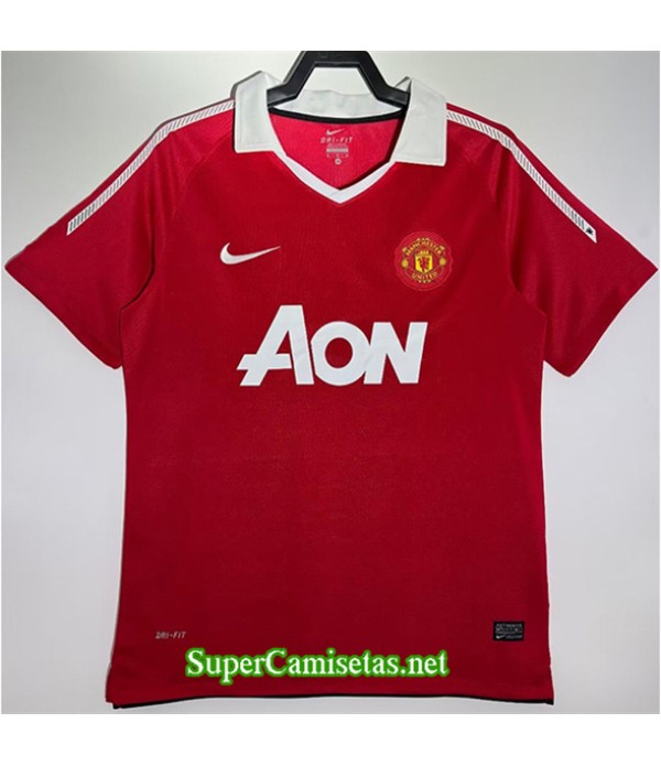 Tailandia Primera Equipacion Camiseta Manchester United Hombre 2010 11