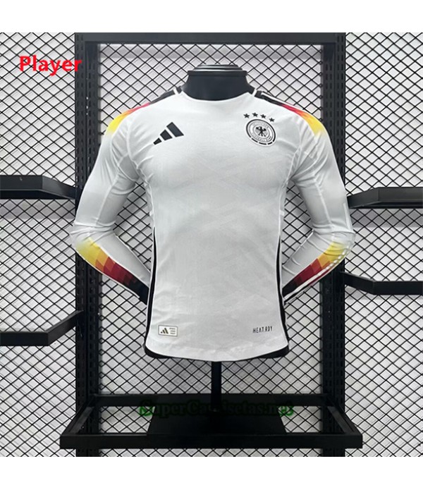 Tailandia Primera Equipacion Camiseta Player Alemania Manga Larga 2024 2025