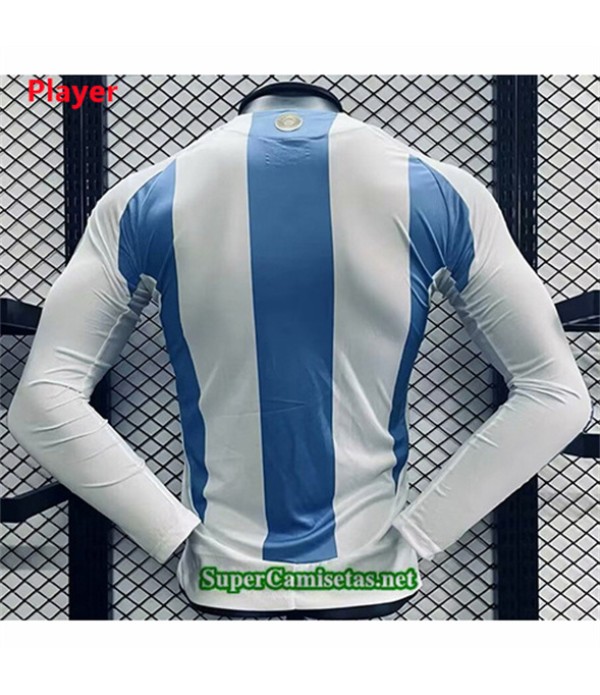 Tailandia Primera Equipacion Camiseta Player Argentina Manga Larga 2024 2025