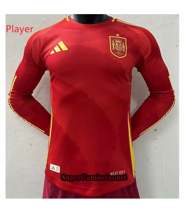 Tailandia Primera Equipacion Camiseta Player Espana Manga Larga 2024 2025