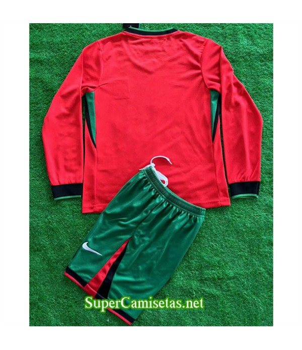 Tailandia Primera Equipacion Camiseta Portugal Niño Manga Larga 2024 2025