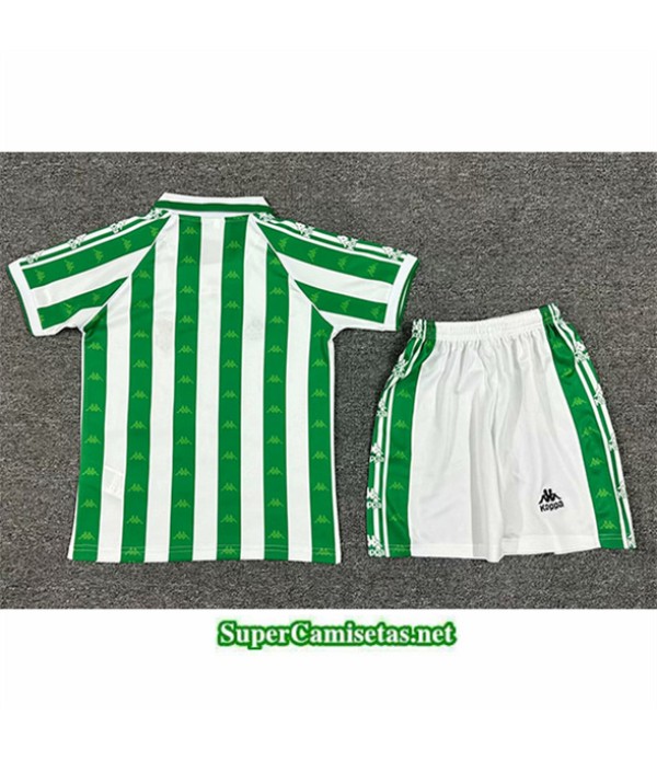 Tailandia Primera Equipacion Camiseta Real Betis Niño Hombre 1995 97