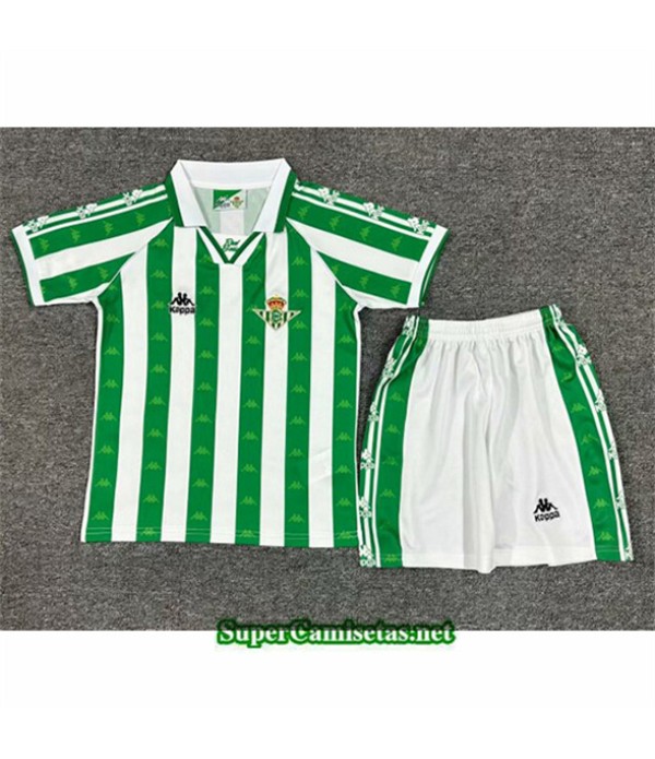Tailandia Primera Equipacion Camiseta Real Betis Niño Hombre 1995 97