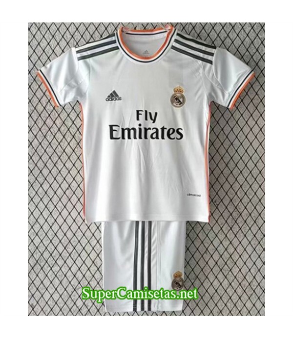 Tailandia Primera Equipacion Camiseta Real Madrid Niño Retro 1993 14