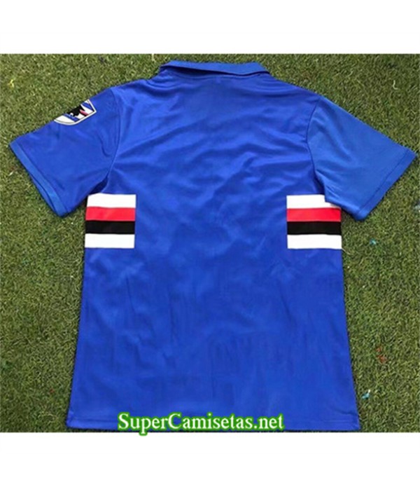 Tailandia Primera Equipacion Camiseta Sampdoria Hombre 1991 92