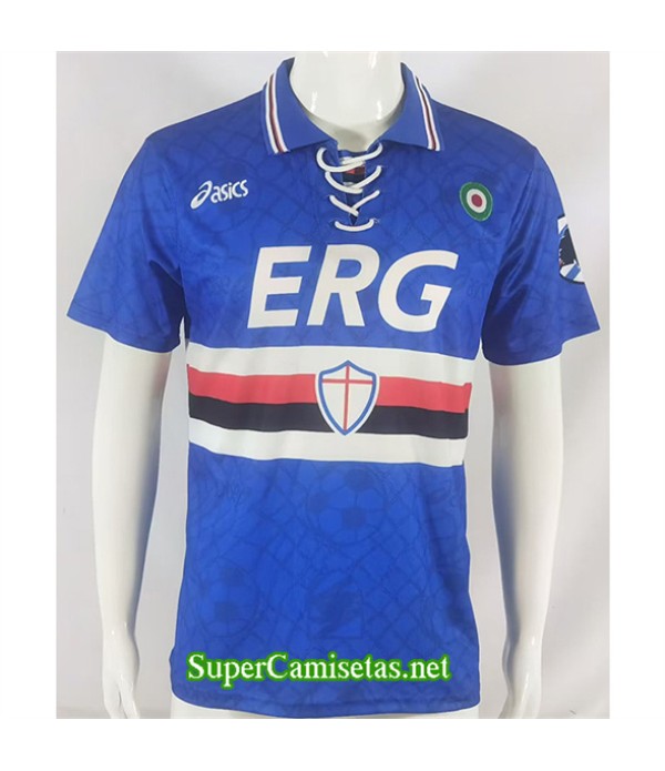 Tailandia Primera Equipacion Camiseta Sampdoria Hombre 1994 95