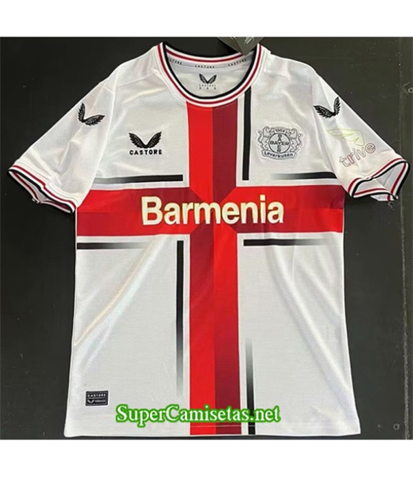 Tailandia Segunda Equipacion Camiseta Bayer 04 Leverkusen 2024 2025