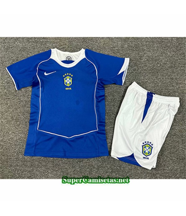 Tailandia Segunda Equipacion Camiseta Brasil Niño Hombre 2004