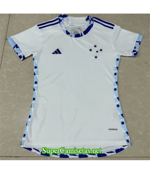Tailandia Segunda Equipacion Camiseta Cruzeiro Mujer 2024 2025