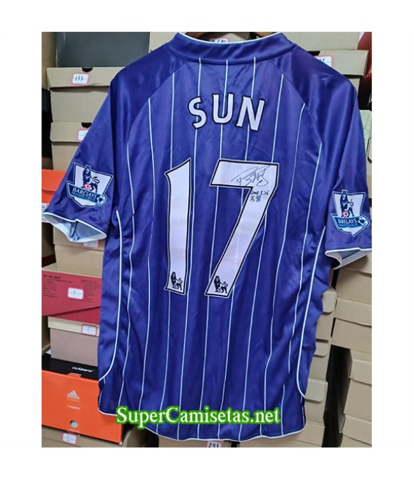 Tailandia Segunda Equipacion Camiseta Manchester City Hombre 2007 08