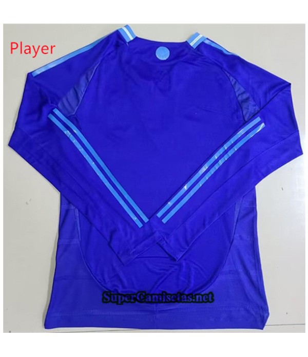 Tailandia Segunda Equipacion Camiseta Player Argentina Manga Larga 2024 2025