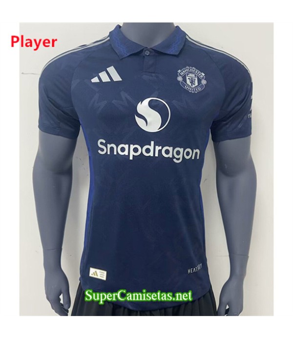 Tailandia Segunda Equipacion Camiseta Player Manchester United 2024 2025
